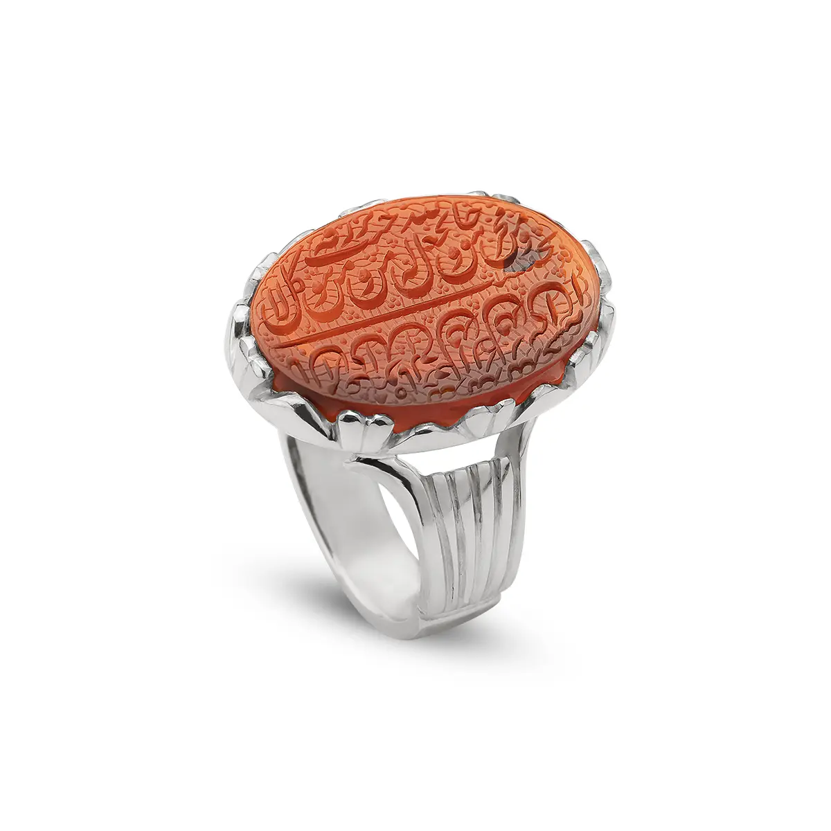 انگشتر نقره منقش به ذکر و من یتق الله 315